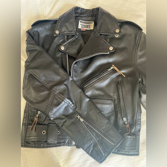 | Authentic REAL Leather Jacket! | “Dallas Premium Leather” | Made in USA | - Picture 7 of 15